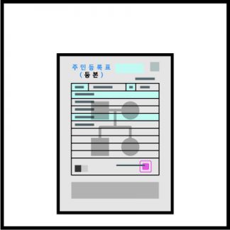 주민 등록 등본